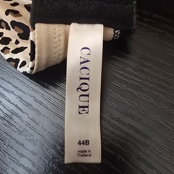 Cacique Animal Print Lined Mild Push Up Women's Bra 44B - Picture 4 of 5